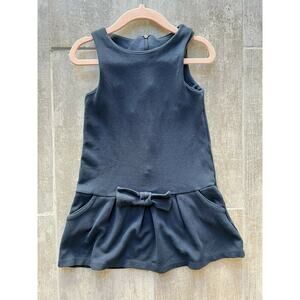 $48 GRD Kids Navy Blue Tunic Top Designer Sleeveless Tennis Dress w/ Pockets 4T